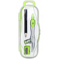 Cyrkiel szkolny z owkiem + temperwka w etui PC-102 zielony TT7638 PENMATE