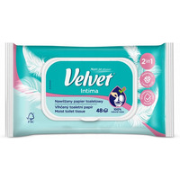Papier toaletowy VELVET (48 listkw) nawilany Intima