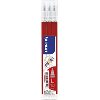 Wk�ad FRIXION 1,0mm czerwony (3szt) BLSFR10-R-S3 PILOT