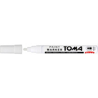 Marker olejowy TO-440 grubo�� 2.5mm bia�y TOMA