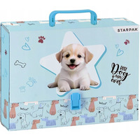 Teczka z r�czk� A4/50mm CUTIES DOGGY 559322 STARPAK