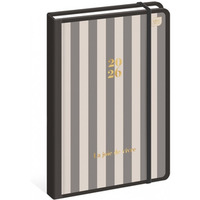 Kalendarz ksi��kowy B5 192 Metallic Stripes INTERDRUK