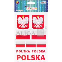 Tatua¿e do cia³a 14x21cm BARWY NARODOWE TAT-0673 ALIGA