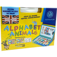 Magnetyczny zestaw kreatywny Nauka Angielskiego w pude�ku z r�czk� ASTRAFUN 76el. 338025901