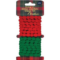 Zestaw sznurk�w ozdobnych 2x1m Christmas INTERDRUK