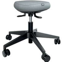 Sto�ek na k�kach Leitz Ergo Active z wygodnym siedziskiem do balansowania 65770095