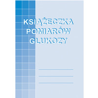 M-915-5 Ksi��eczka pomiar�w glukozy Michalczyk i Prokop