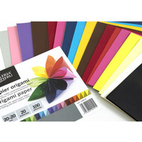 Papier do origami mix kolor�w 15x15cm (100ark.) 80g/m2 208015 Galeria Papieru