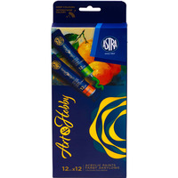 Zestaw farb akwarelowych Art&Hobby 12 kolorów 12ml. 602124004 ASTRA