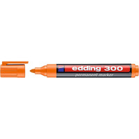 Marker permanentny pomaraczowy okrga kocwka 300/006/P EDDING