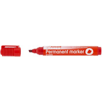 Marker permanentny 2160 czerwony �ci�ta ko�c�wka 101122 D.RECT