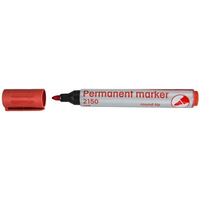 Marker permanentny 2150 czerwony okrga kocwka 110166 D.RECT