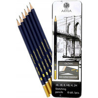 Owek do szkicowania w metalowym pudeku (6szt) 206118001 ASTRA