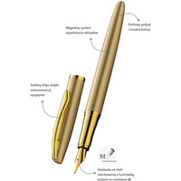 Pi�ro wieczne Jazz Noble Elegance GOLD etui PELIKAN 821827