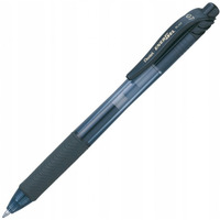 Pi�ro kulkowe PENTEL BL107 0.7mm czarne z tuszem �elowym